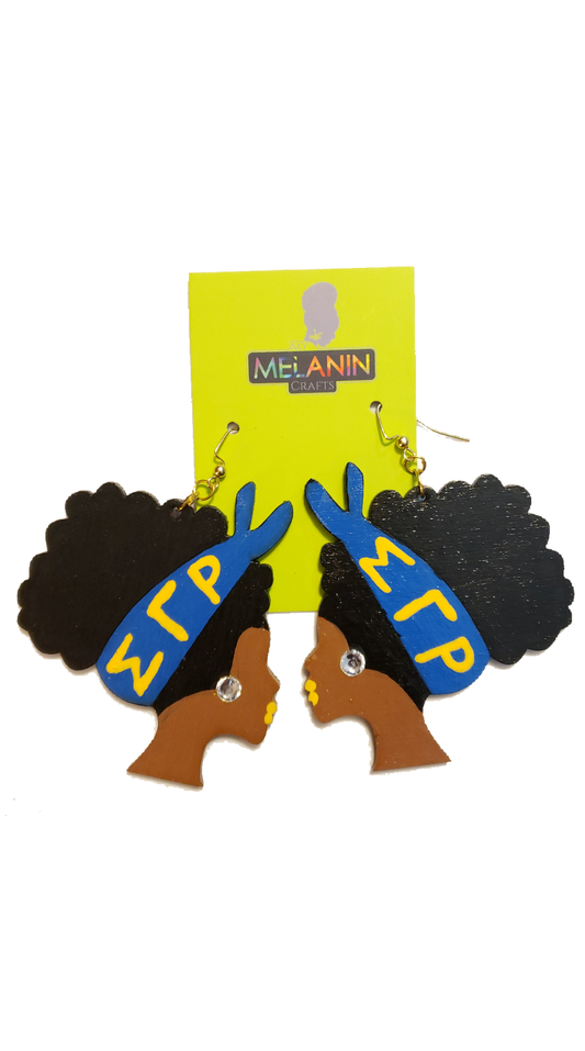 Sigma Gamma Rho Earrings- BULK BUY 11 PAIRS!