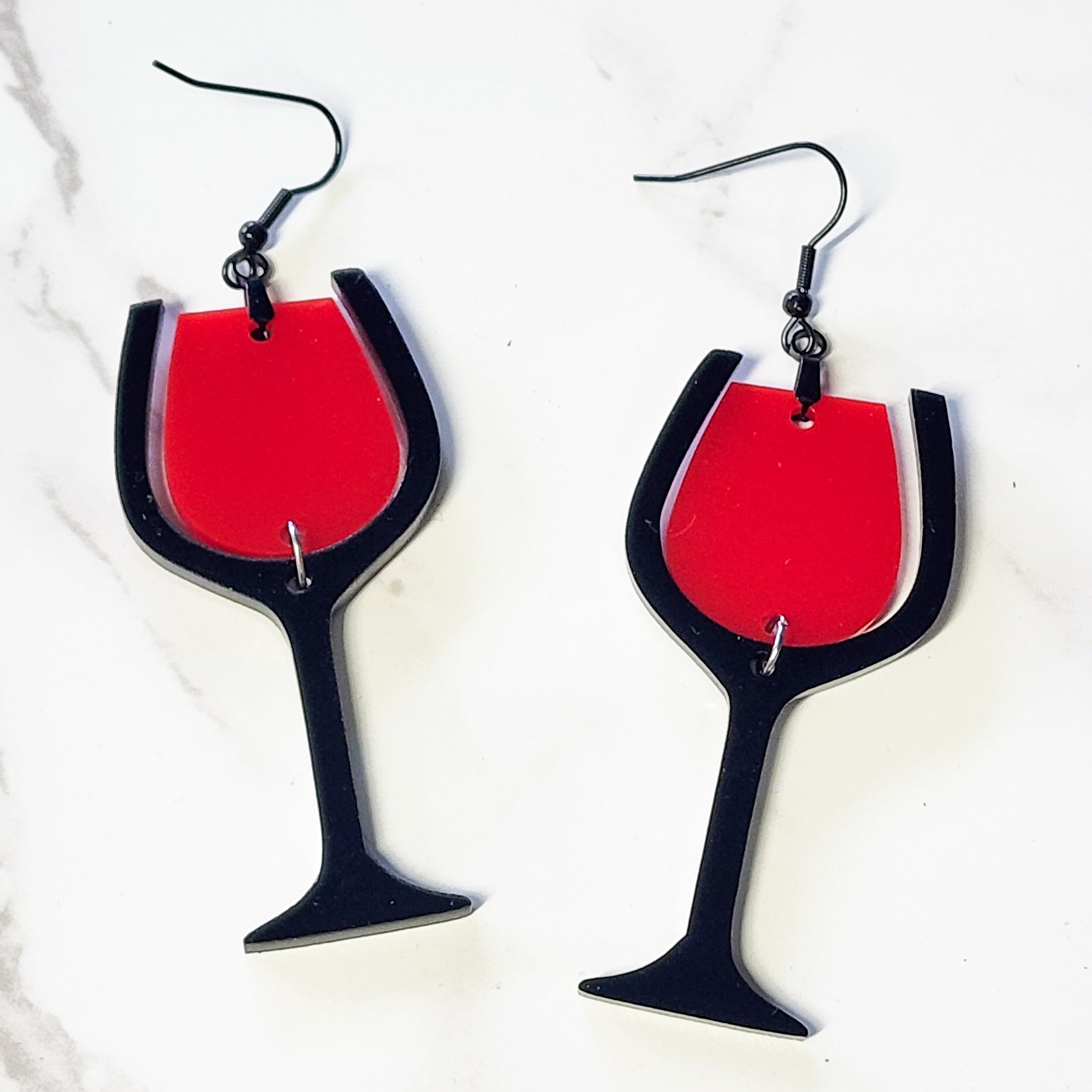 Red Wine Earrings- Just Add Findings!