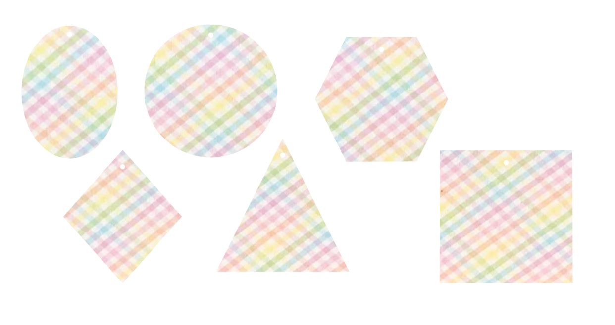 Pastel Plaid- Printed Pattern Designs (Sets)