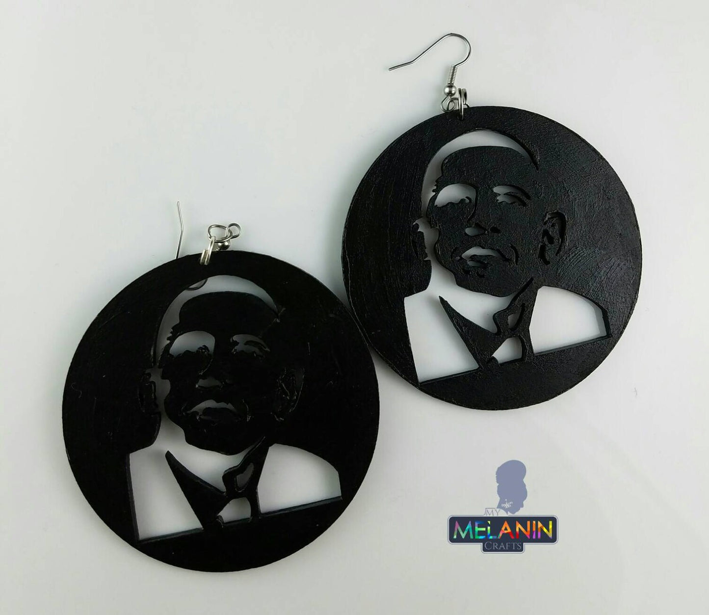 Barack Obama Wooden Earrings BULK BUY 8 PAIRS!